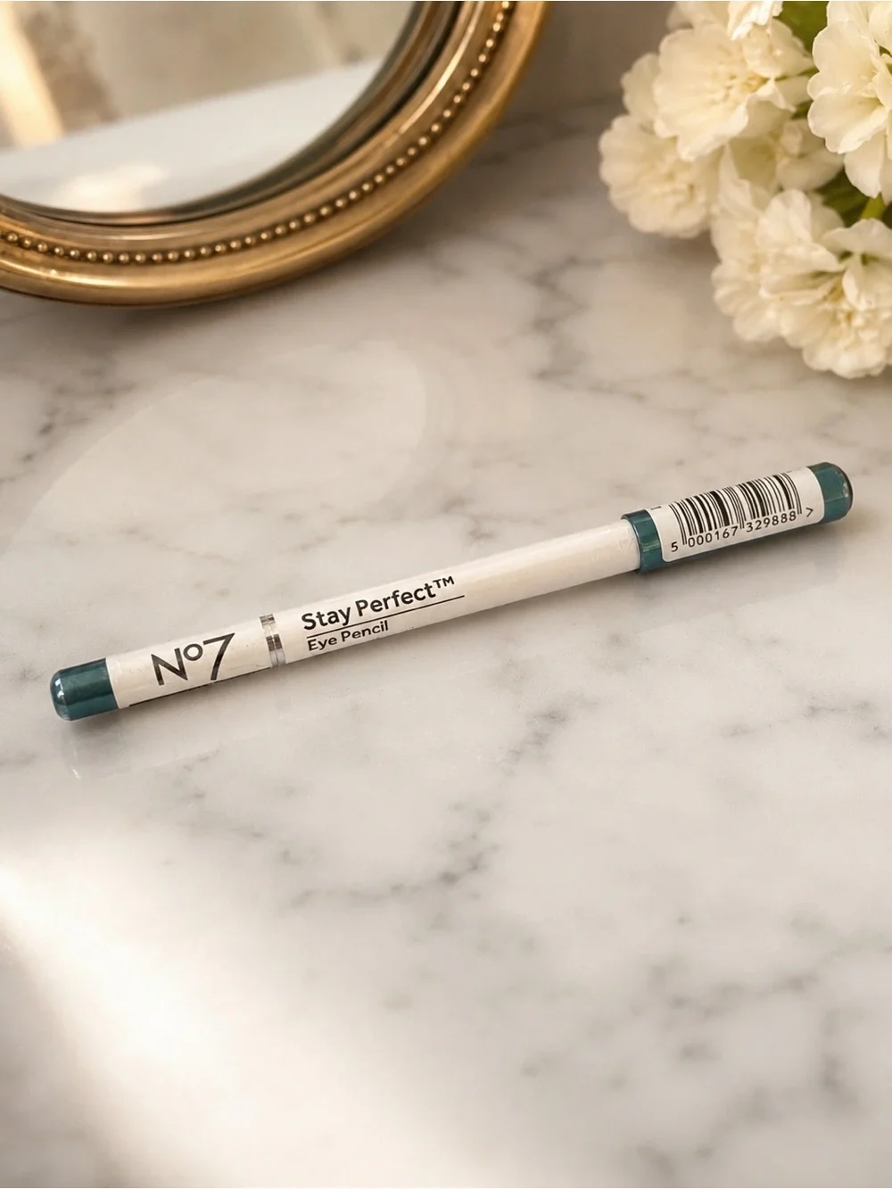 No7 Stay Perfect Eye Pencil Green Waterproof Eyeliner 0.04 oz NEW